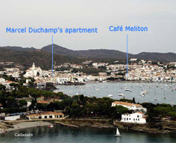 Marcel Duchamp’s daily
trip to play chess at Café Meliton
