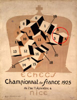 numbered diagrams of Duchamp’s
Chess Poster