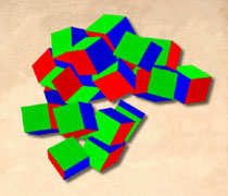  3D
model cubes