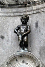 Mannekin-pis fountain, Brussels