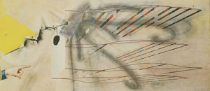 Marcel Duchamp,Tu m’ (detail)
