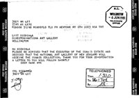 Telegram from Chemical Bank
Corporation