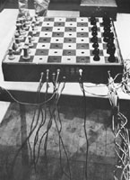 The wire-up chessboard
for Reunion