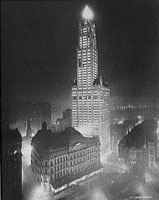 Woolworth Building at Night
