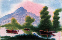 Postcard in the White Box
