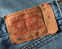 Levis jeans label